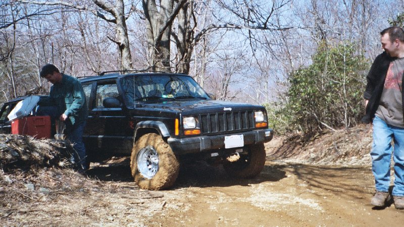 Steve after the mud ruts